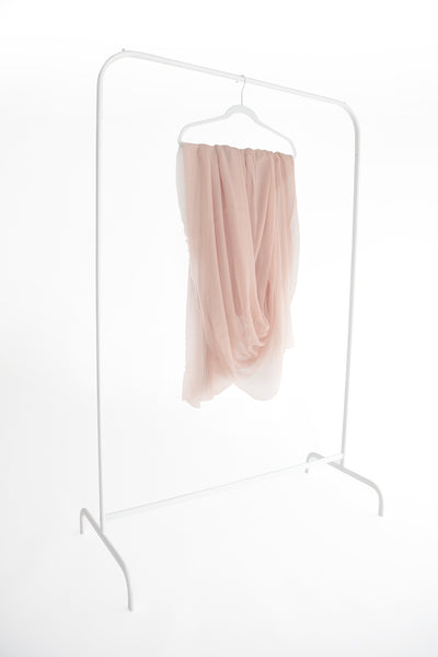 Silk Gossamer Textile in Peach Tono co