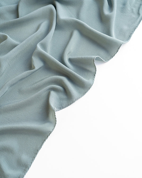 'The Classic' Washable Silk Scarf in Lake