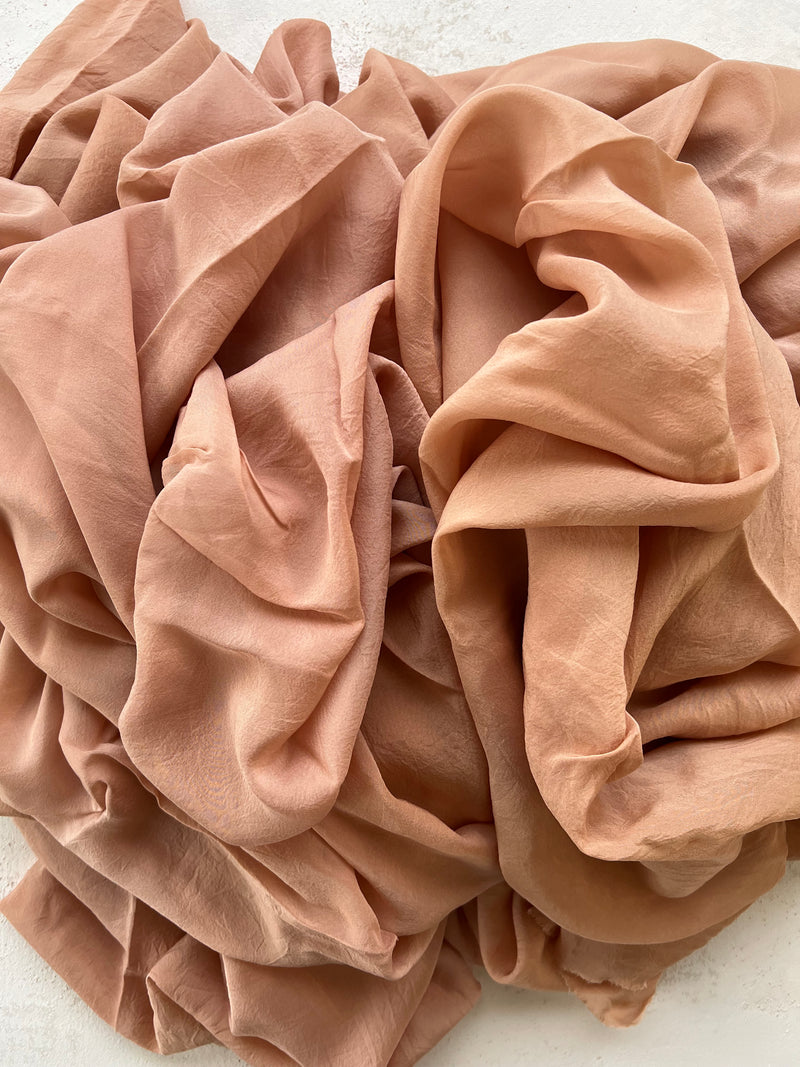 Medium Pink-Orange Semi-Sheer Styling Textile 509