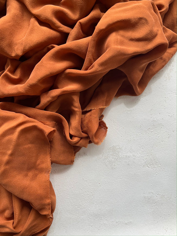 Rust Semi-Sheer Styling Textile 526