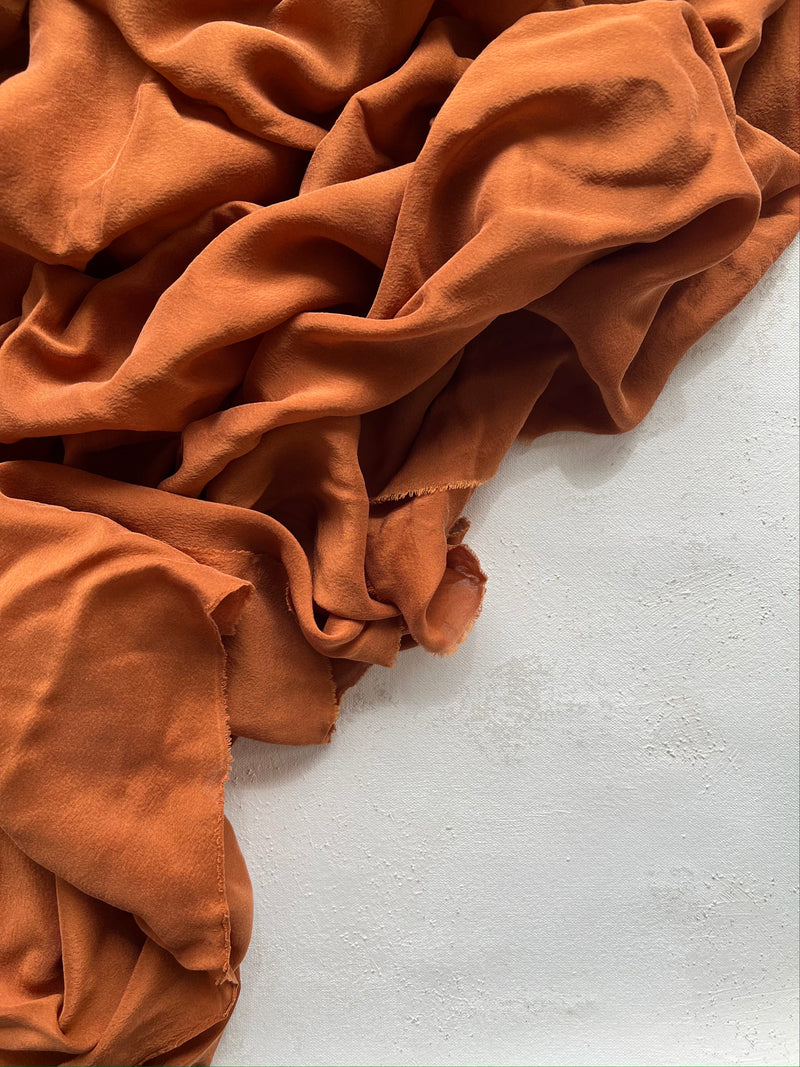 Rust Semi-Sheer Styling Textile 526
