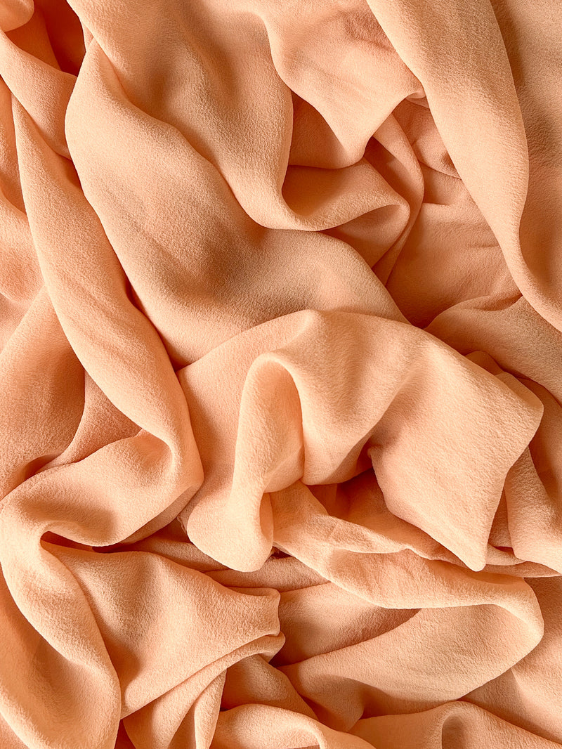 Silk Classic Textile in Apricot
