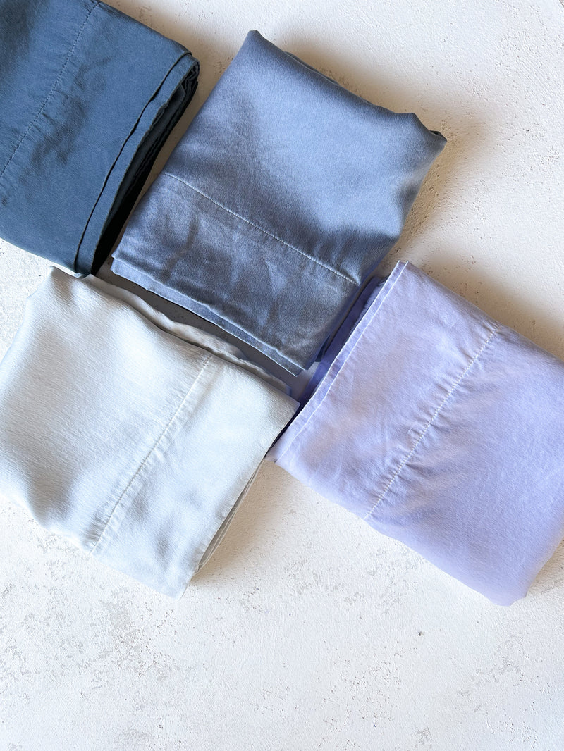 Silk Pillowcase in Periwinkle