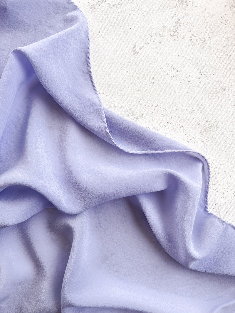 'The Hankie' Washable Silk Scarf in Periwinkle
