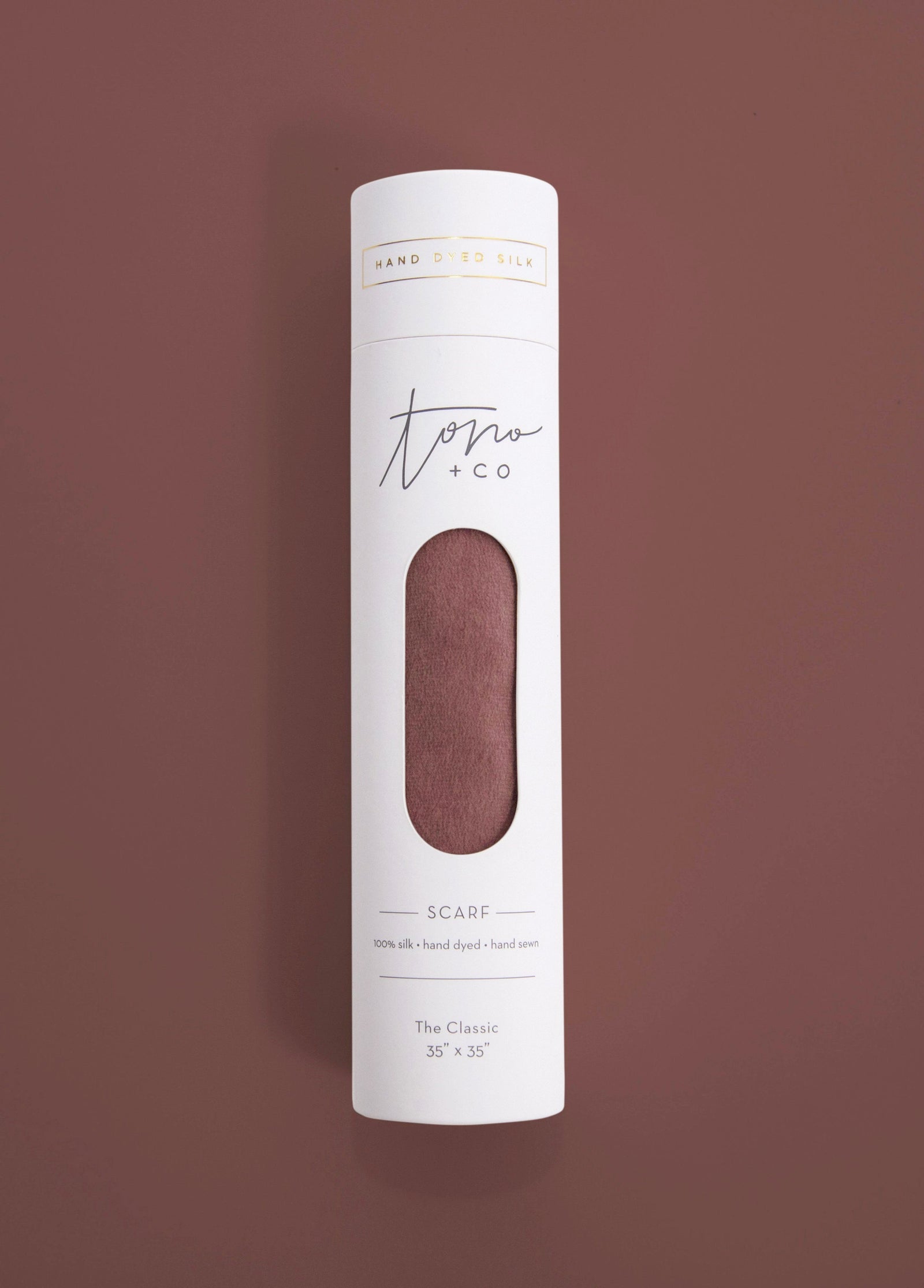 The Classic' Washable Silk Scarf in Copper – Tono + co