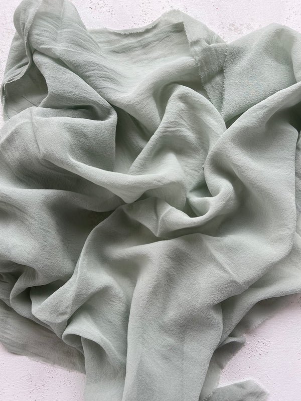 Mint Green Silk Classic Styling Textile 404