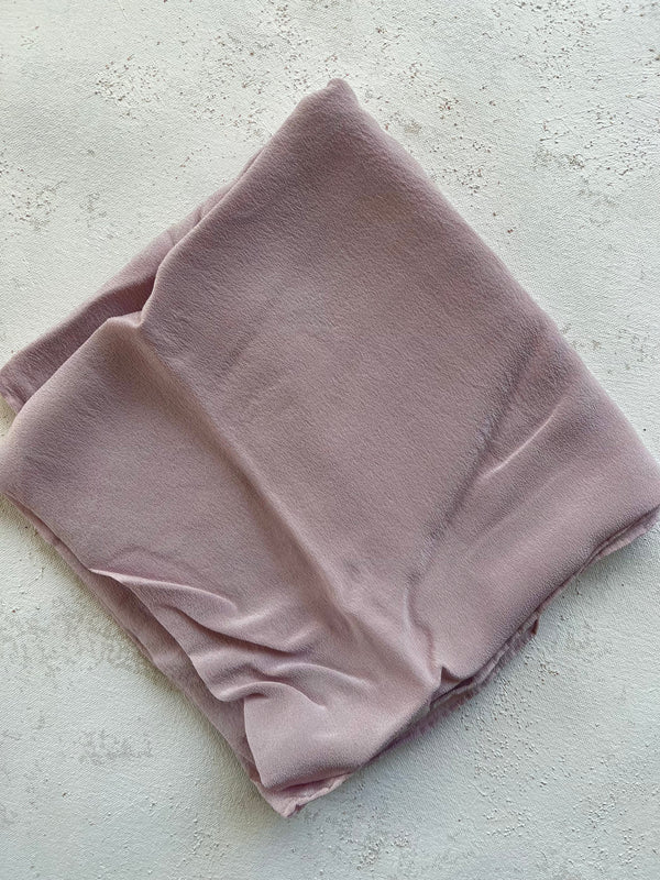 Light Muted Pink-Violet Silk Scarf 'The Classic' 492