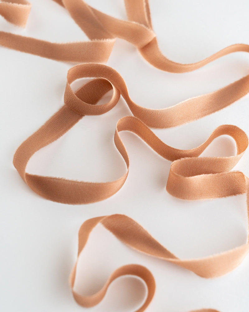Silk Ribbon Trim in Rose Gold – Tono + co