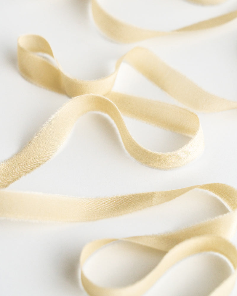 Silk Ribbon Trim in Cream – Tono + co