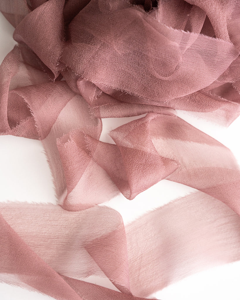 Silk Gossamer Ribbon in Dusk – Tono + co