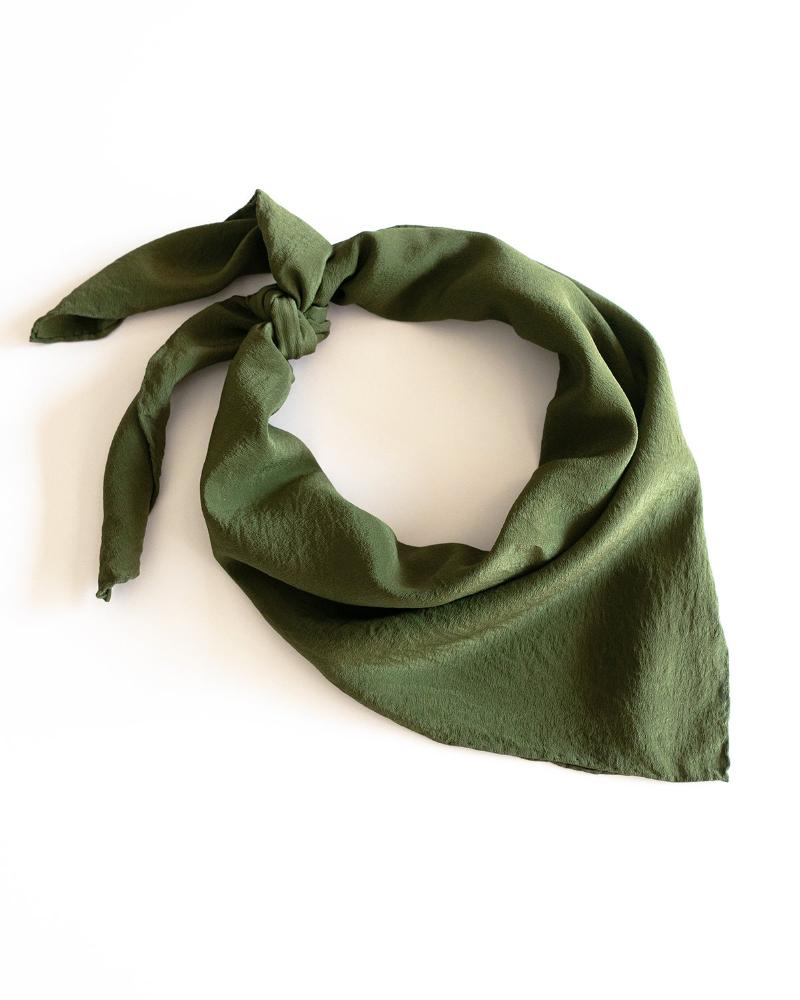Washable Silk Blanket Scarf in Olive – Tono + co