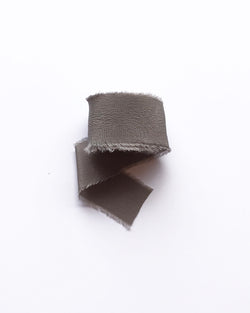 Dark Grey Silk Classic Ribbon 118