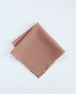'The Hankie' Washable Silk Scarf in Rose Gold