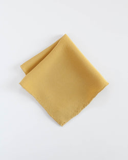 Tono + co Silk Hankie in Honey. Lovingly hand-dyed in Santa Ana, California and available in 24 signature colors. Check out our website for more style, color, and everyday wear inspiration. 