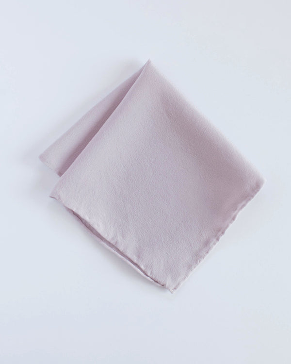 'The Hankie' Washable Silk Scarf in Lilac