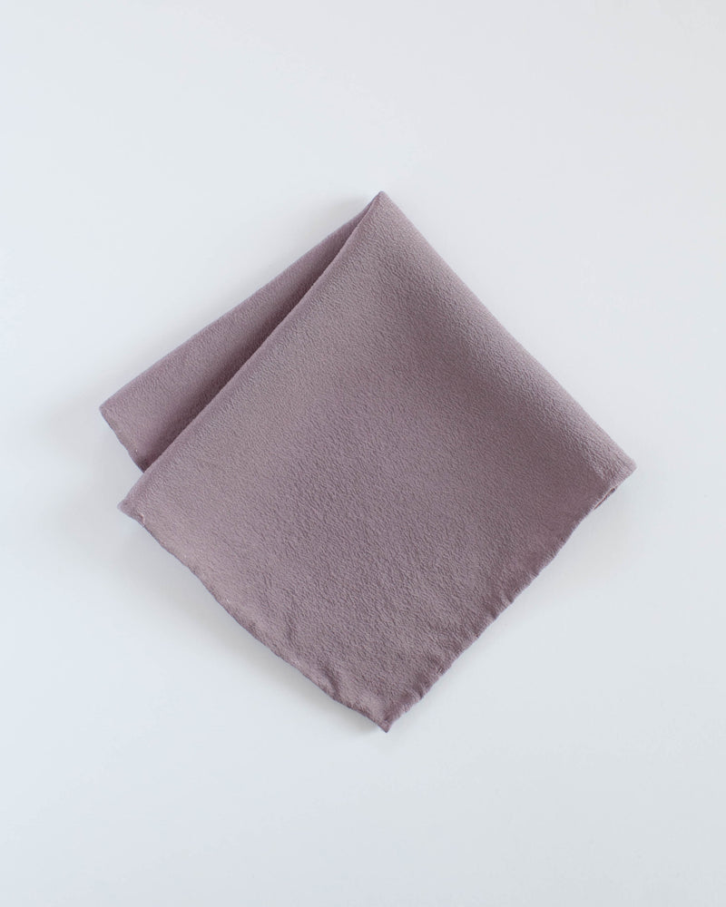 'The Hankie' Washable Silk Scarf in Mauve