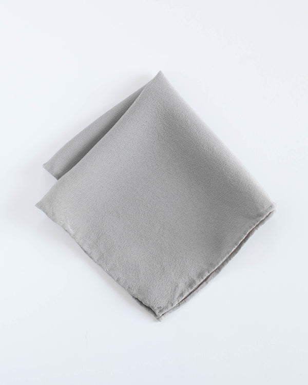 'The Hankie' Washable Silk Scarf in Stone