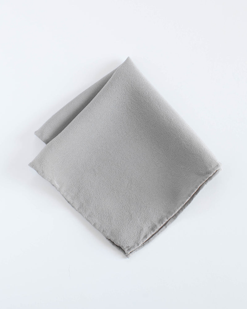 'The Hankie' Washable Silk Scarf in Stone