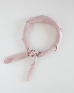 'The Scout' Washable Silk Scarf in Blush