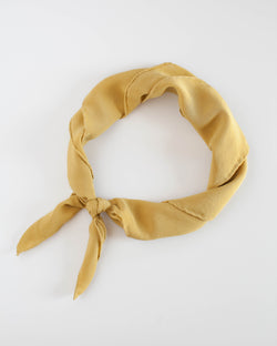 'The Scout' Washable Silk Scarf in Honey