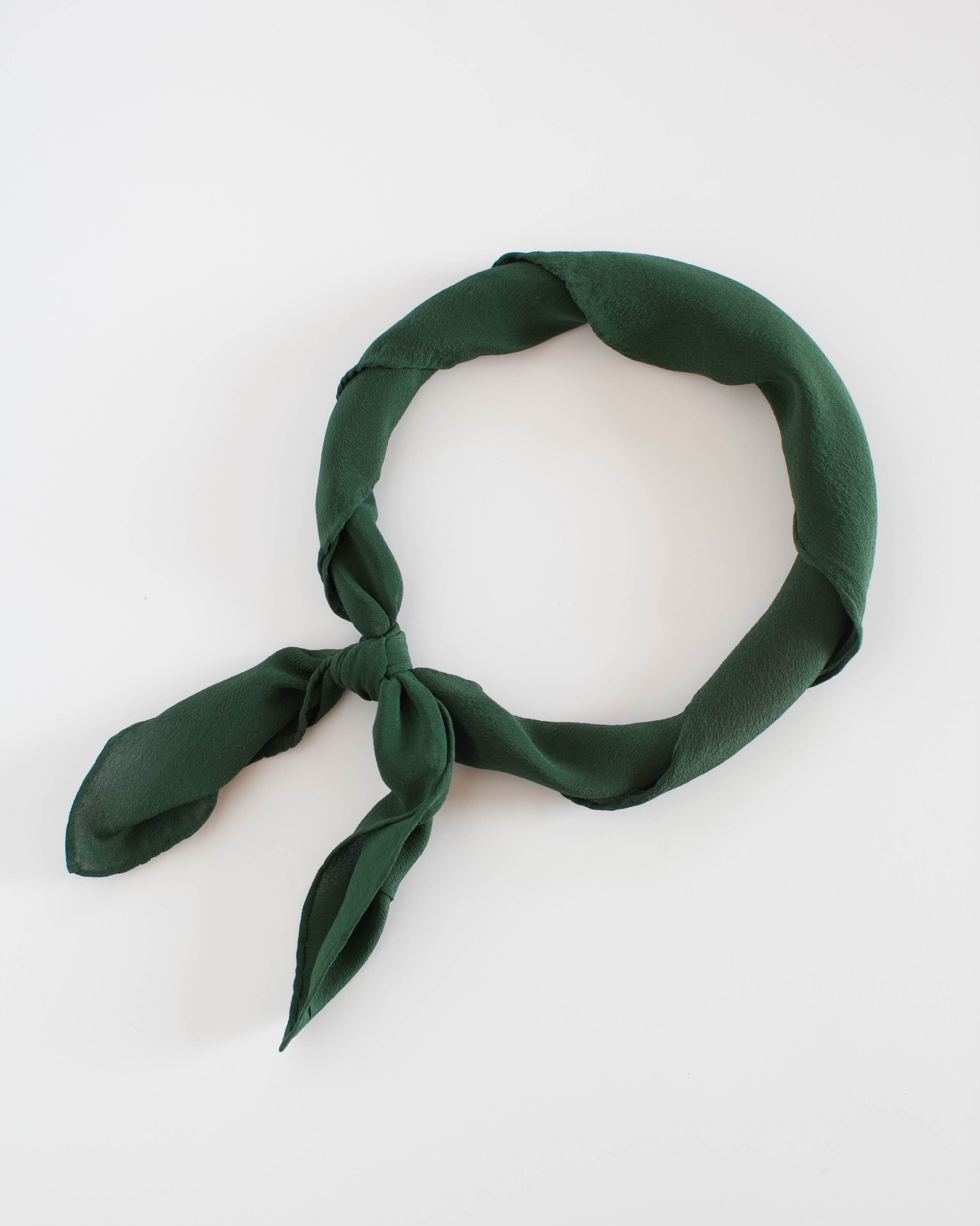 'The Scout' Washable Silk Scarf in Moss – Tono + co