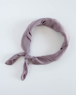'The Scout' Washable Silk Scarf in Mauve