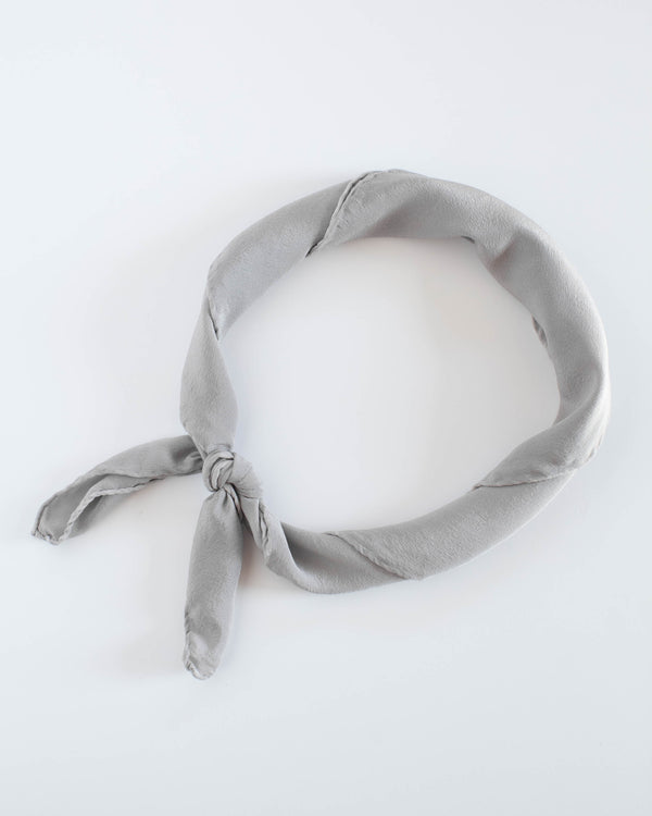 'The Scout' Washable Silk Scarf in Stone