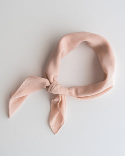 'The Scout' Washable Silk Scarf in Champagne
