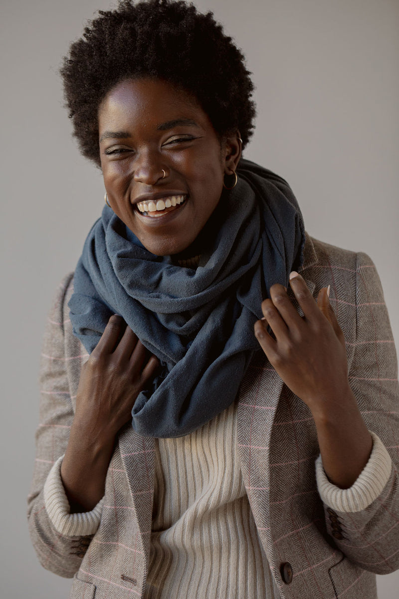 The Hankie' Washable Silk Scarf in Rose Gold – Tono + co