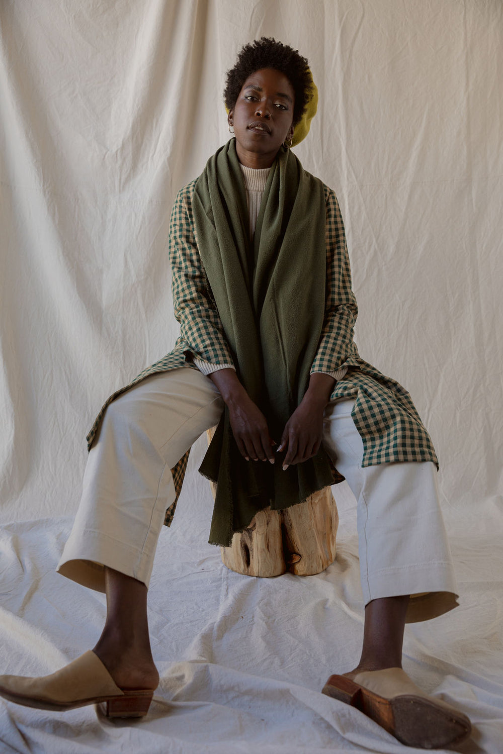 ザリアルマッコイズ SCARF WOOL-KNIT (OLIVE) Wool-Knit Scarf Olive - The Real McCoy's | R&H