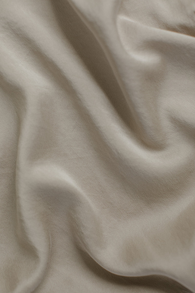 white silk sheets