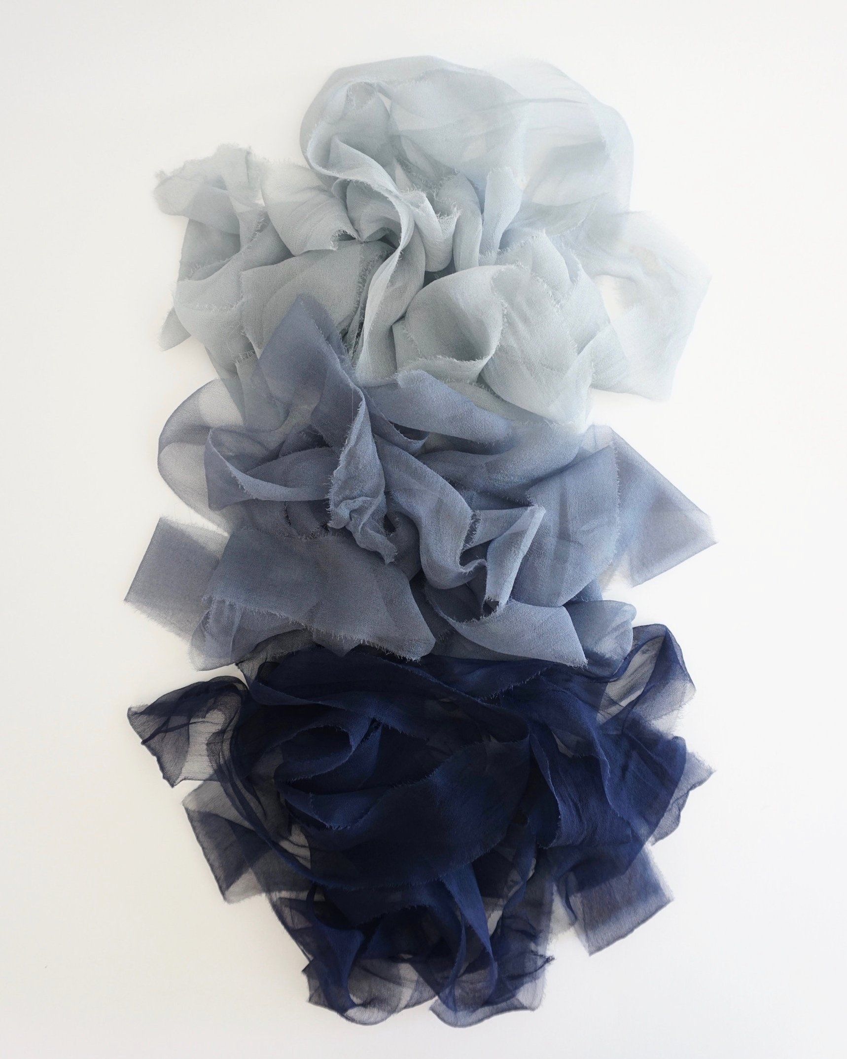 Silk Gossamer Ribbon in Storm – Tono + co