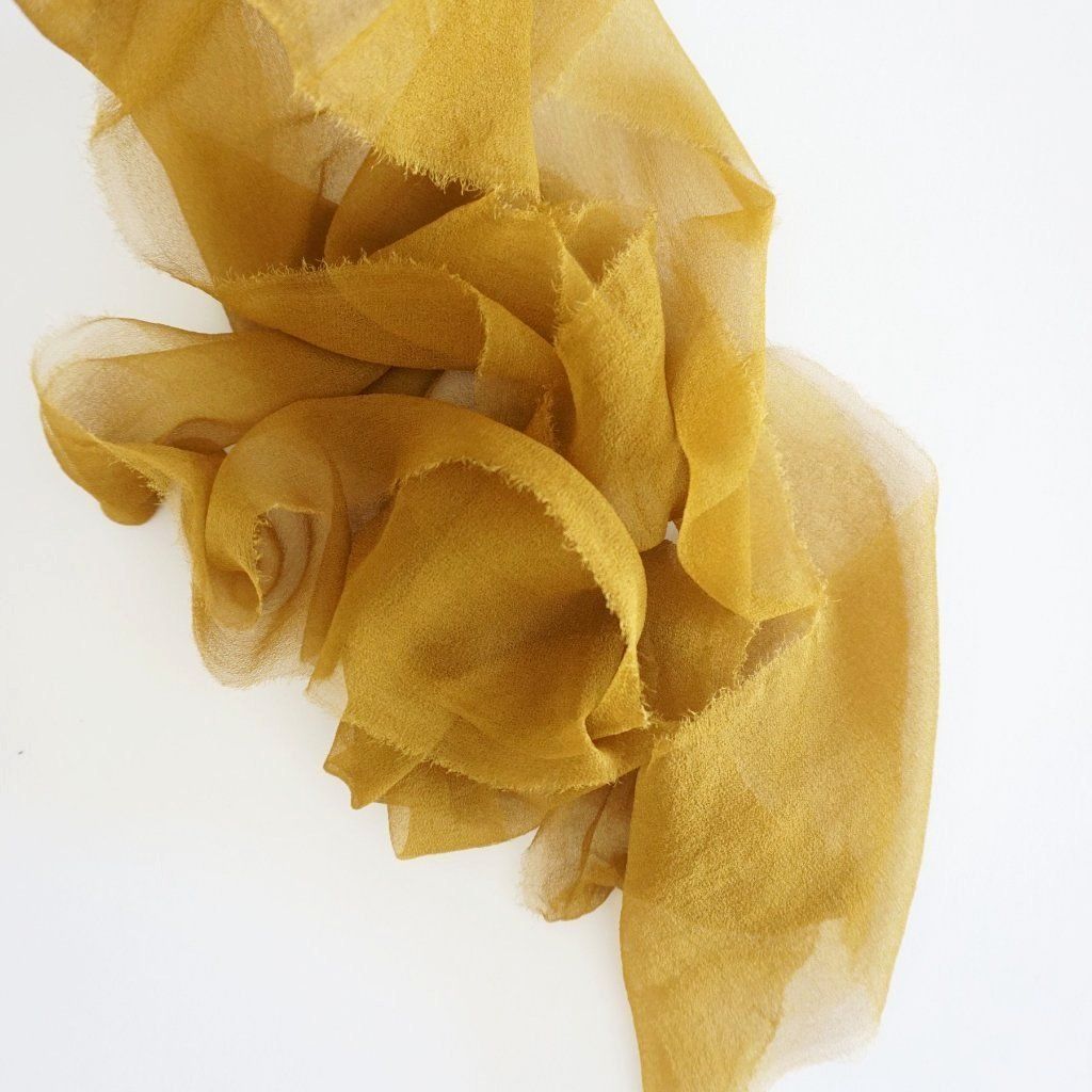 Silk Gossamer Ribbon in Oro – Tono + co