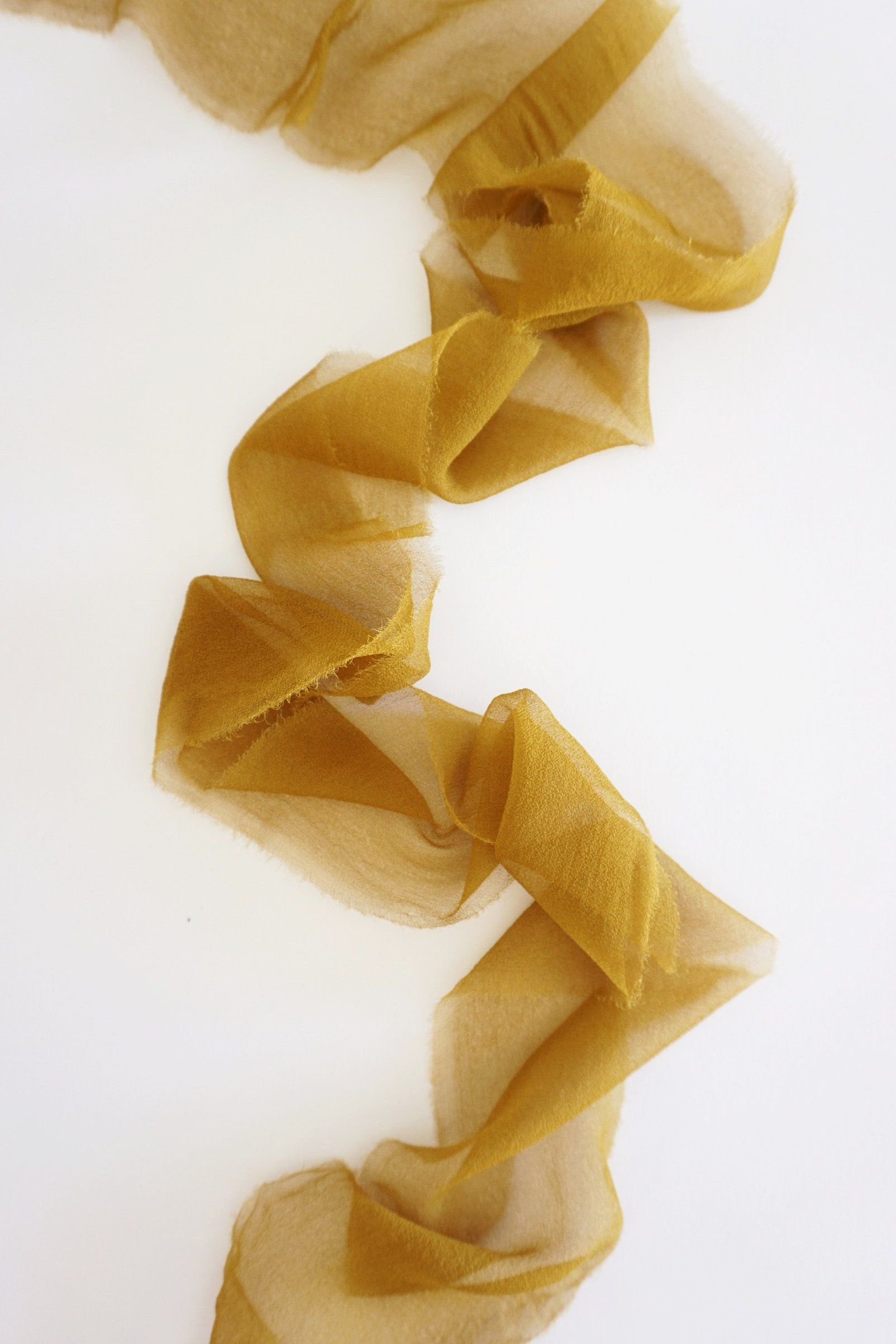 Silk Gossamer Ribbon in Oro – Tono + co